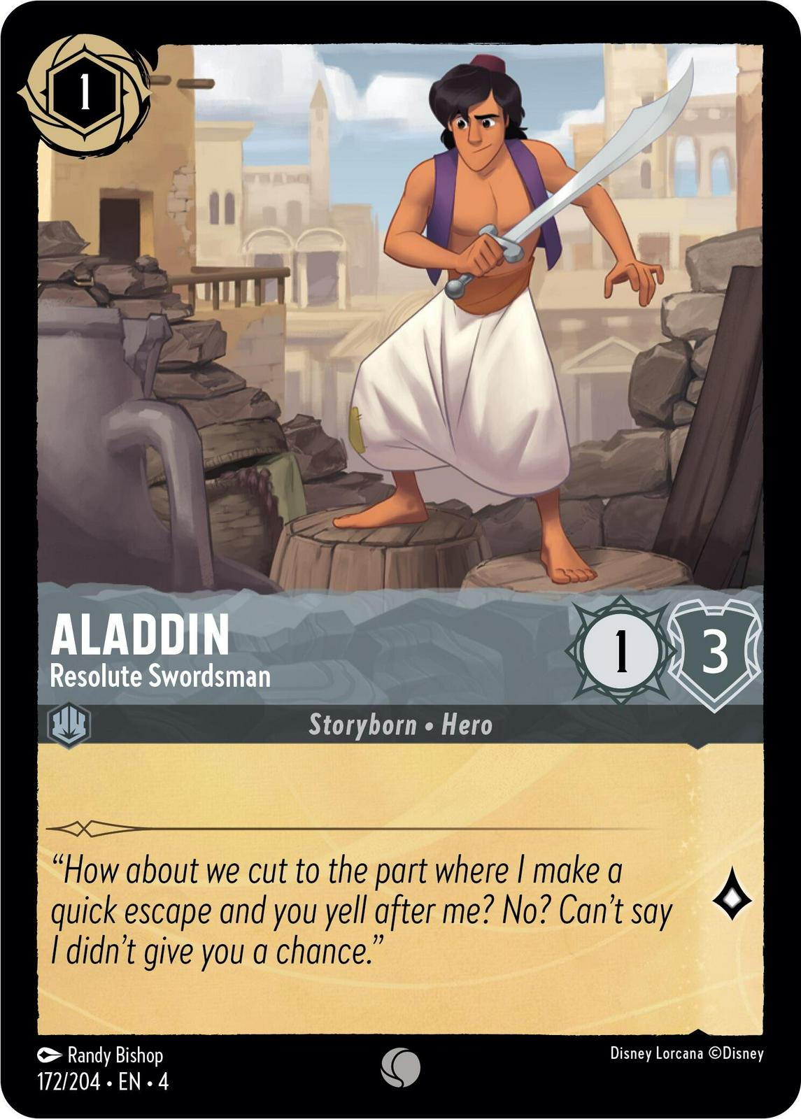 Image of Aladdin - Resolute Swordsman