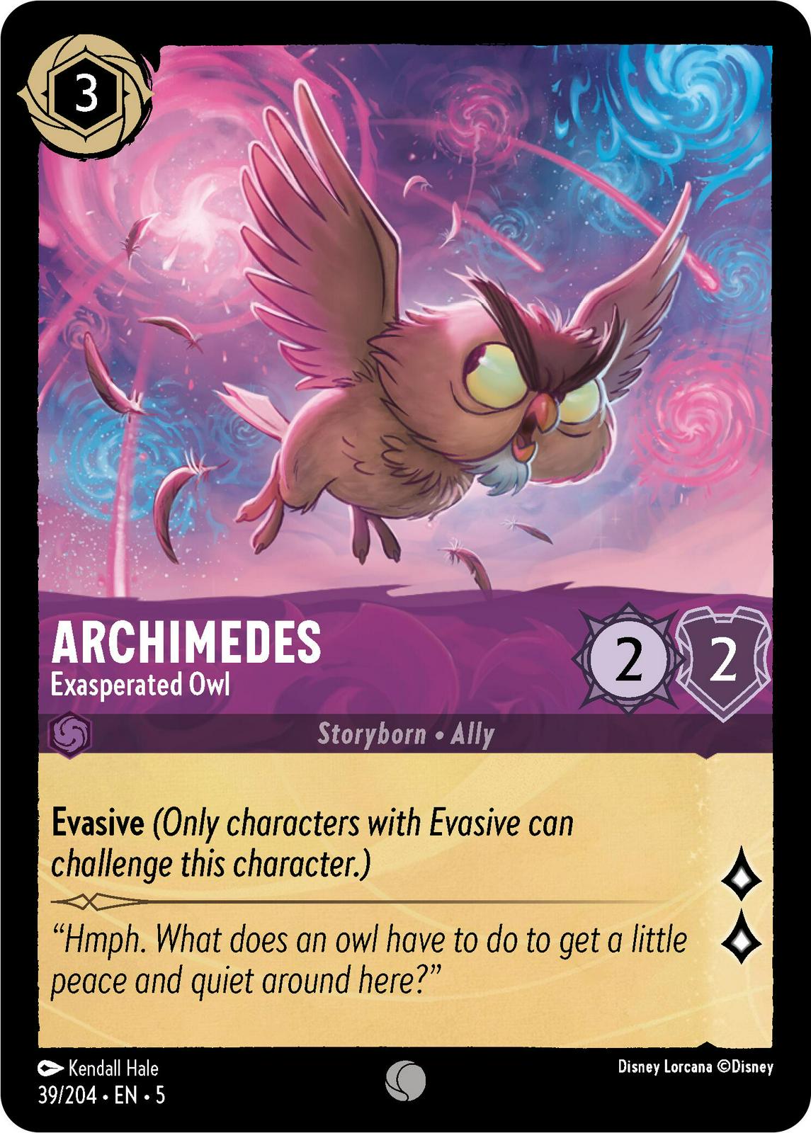 Image of Archimedes - Exasperated Owl