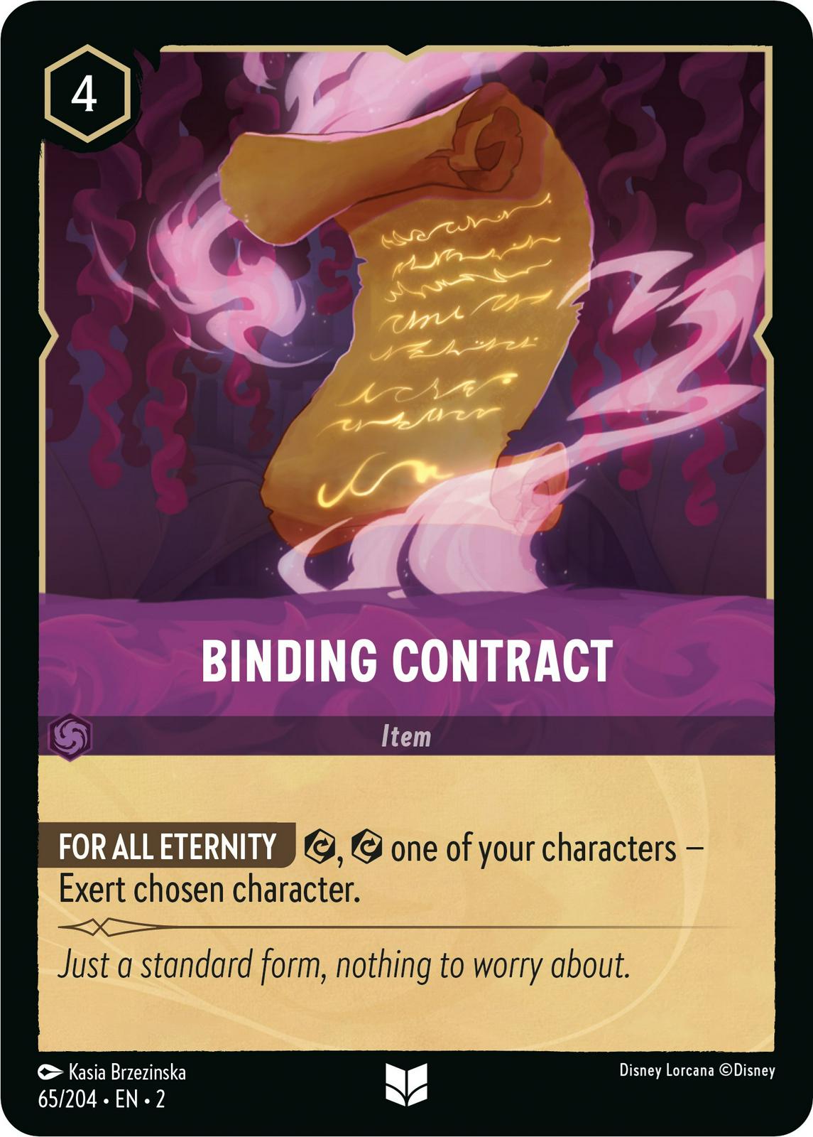Image of Binding Contract