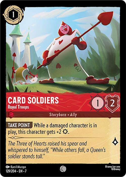Image of Card Soldiers - Royal Troops