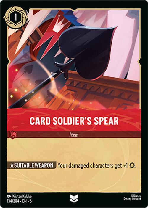 Image of Card Soldier's Spear