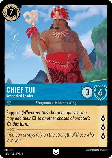 Image of Chief Tui - Respected Leader