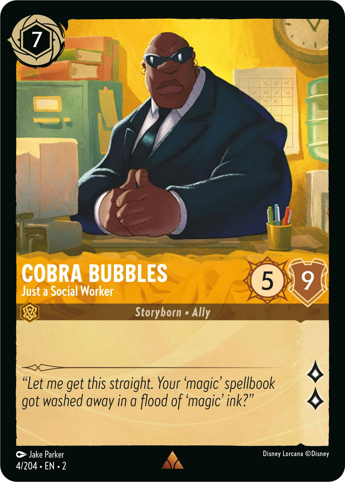 Image of Cobra Bubbles - Just a Social Worker