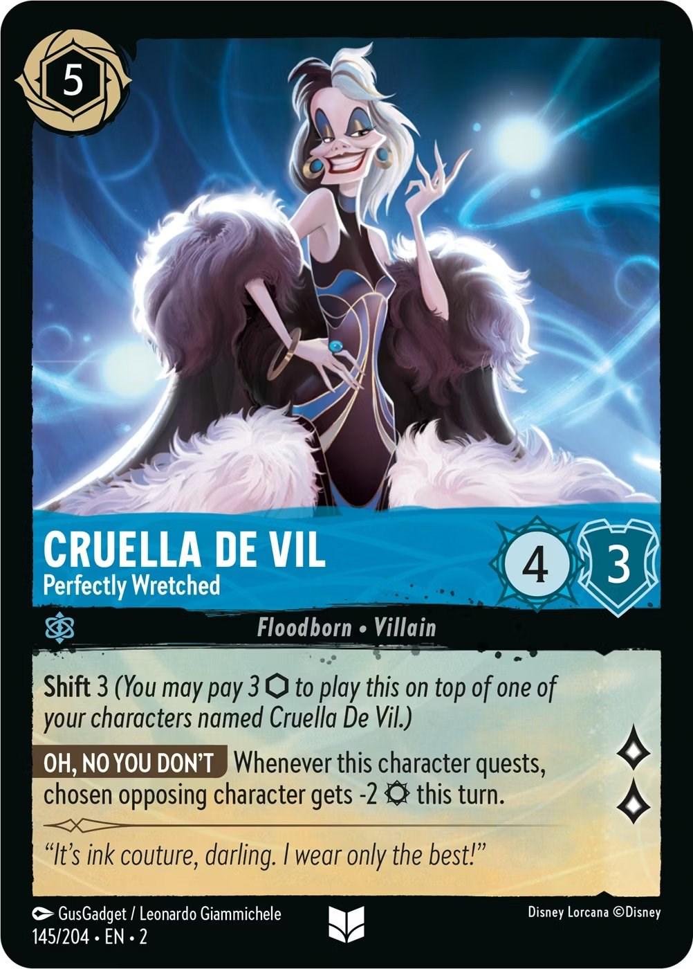 Image of Cruella De Vil - Perfectly Wretched