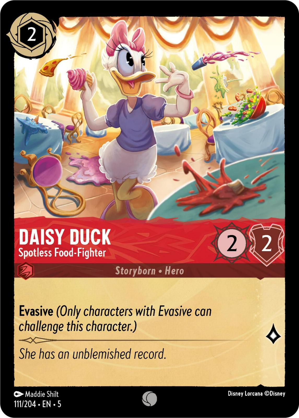 Image of Daisy Duck - Spotless Food-Fighter