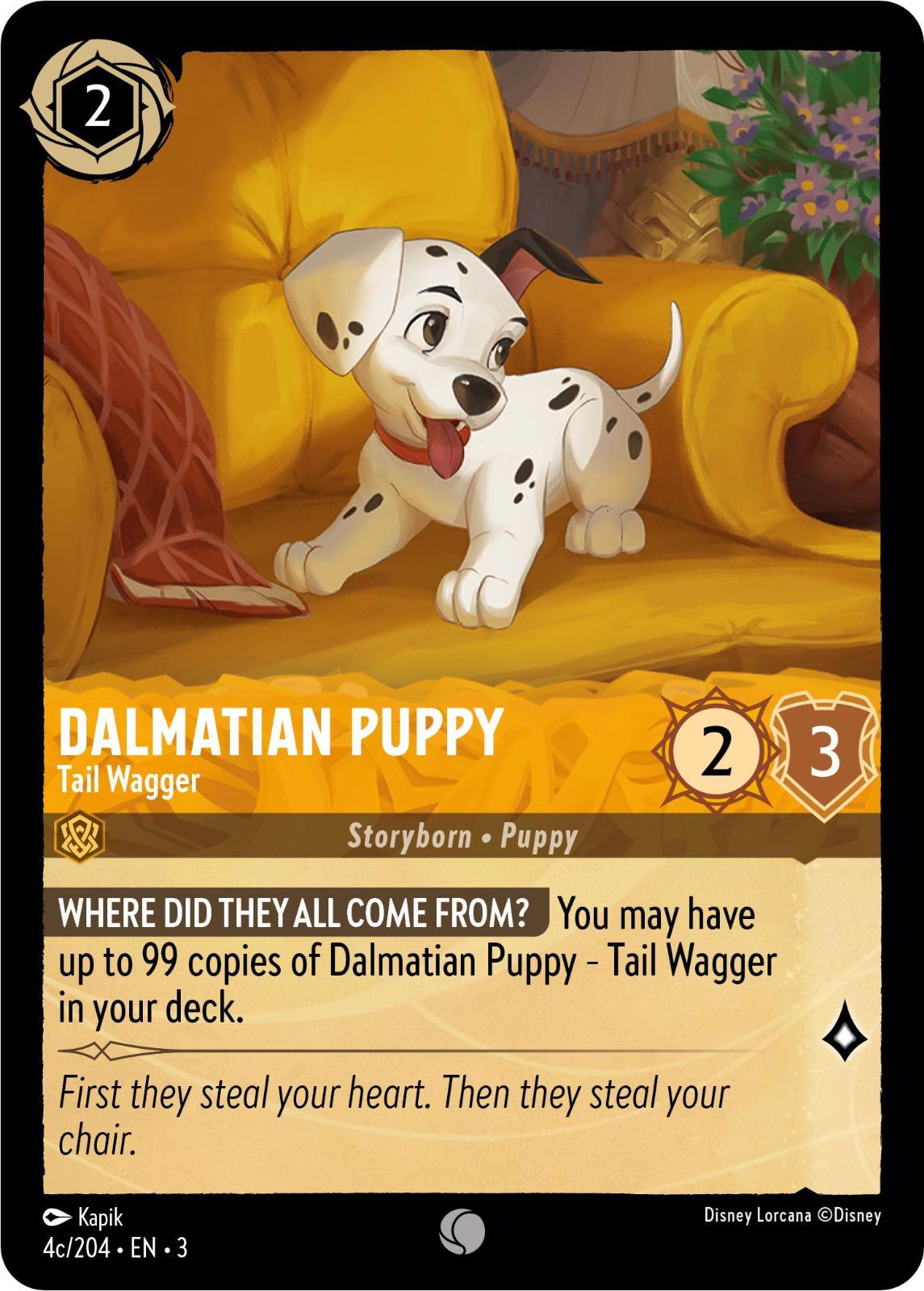 Image of Dalmatian Puppy - Tail Wagger