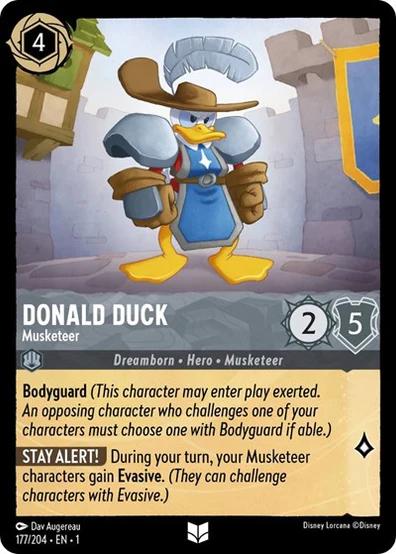 Image of Donald Duck - Musketeer