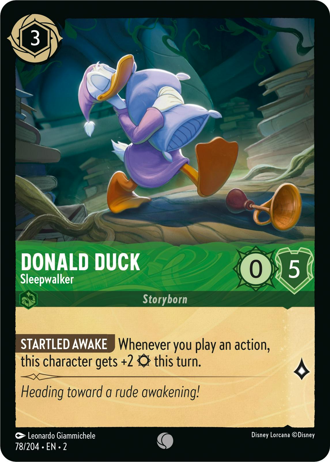 Image of Donald Duck - Sleepwalker