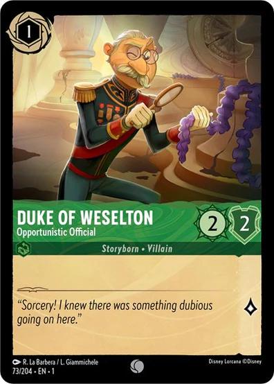 Image of Duke of Weselton - Opportunistic Official