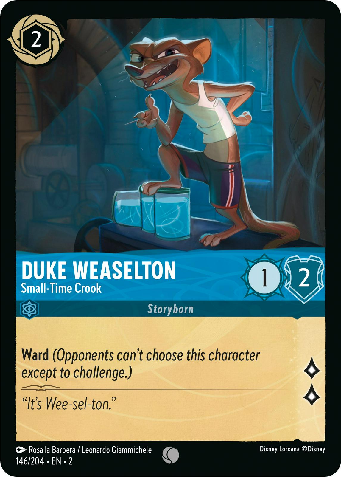 Image of Duke Weaselton - Small-Time Crook
