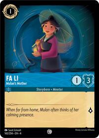 Image of Fa Li - Mulan's Mother