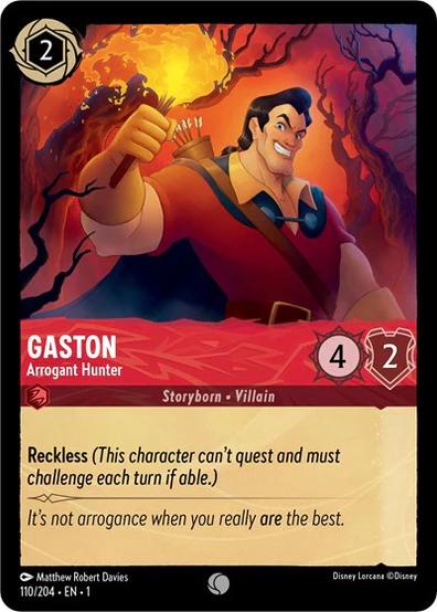 Image of Gaston - Arrogant Hunter