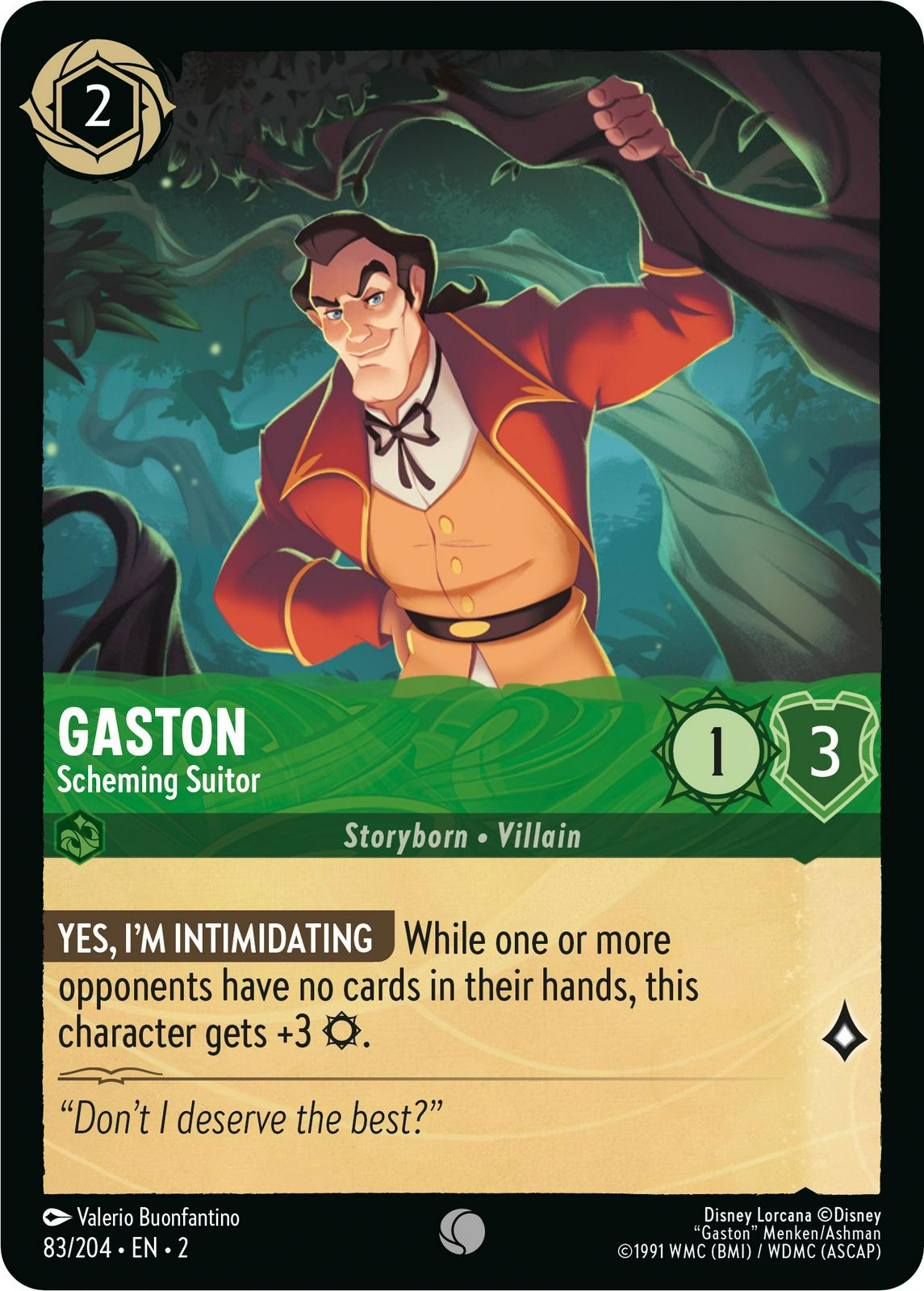 Image of Gaston - Scheming Suitor