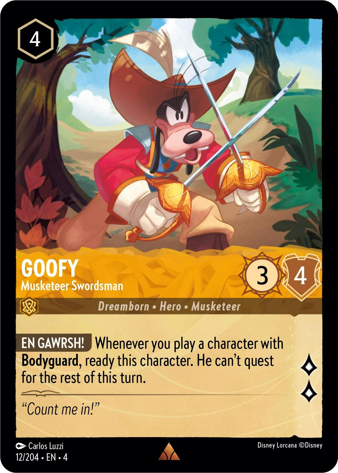 Image of Goofy - Musketeer Swordsman