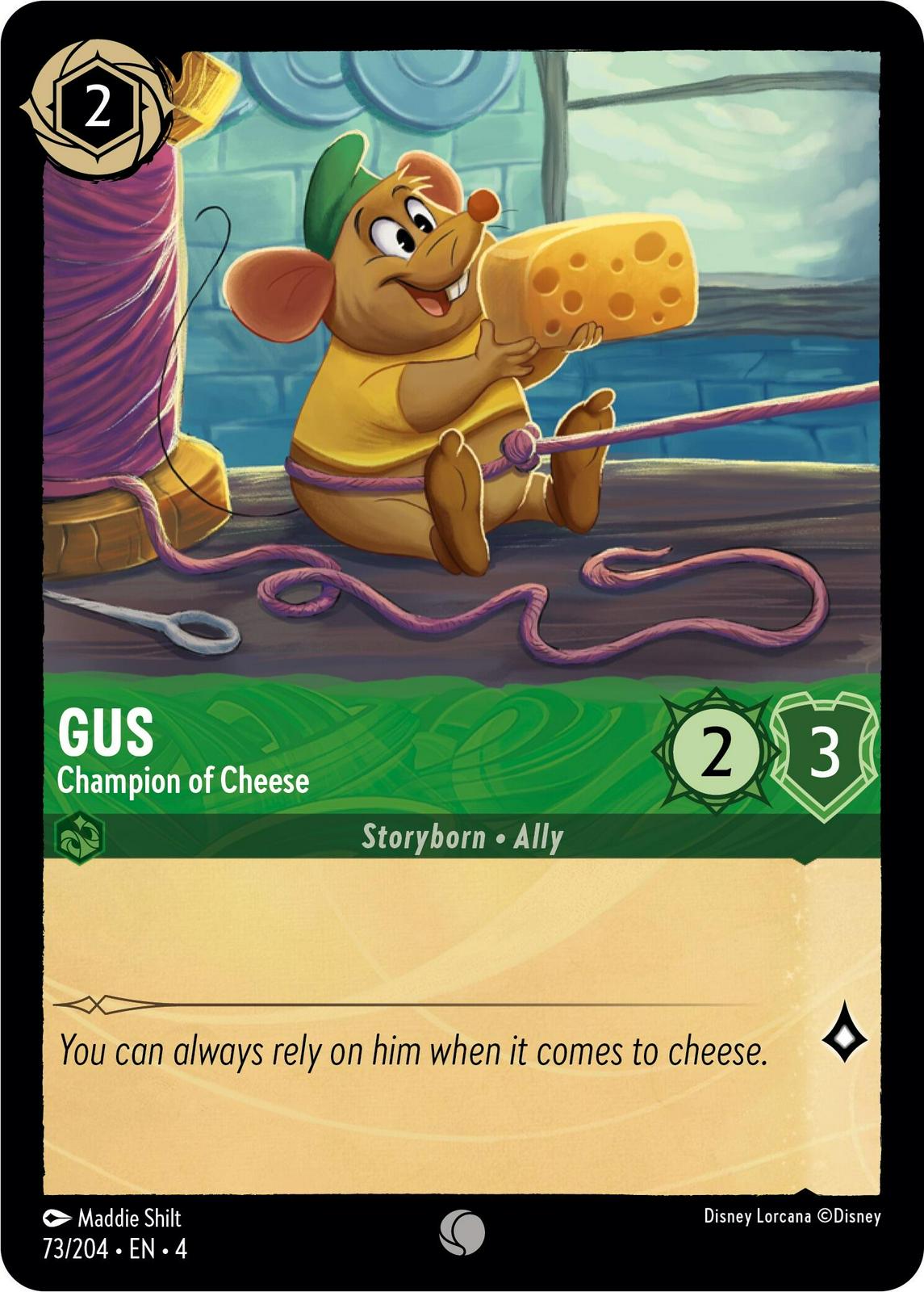 Image of Gus - Champion of Cheese