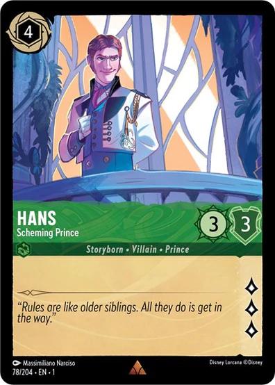 Image of Hans - Scheming Prince