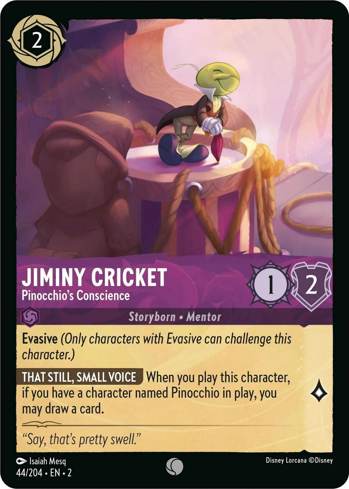 Image of Jiminy Cricket - Pinocchio's Conscience
