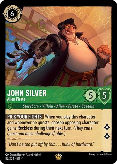Image of John Silver - Alien Pirate