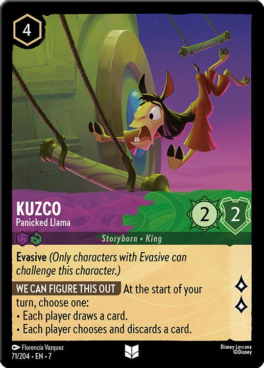 Image of Kuzco - Panicked Llama
