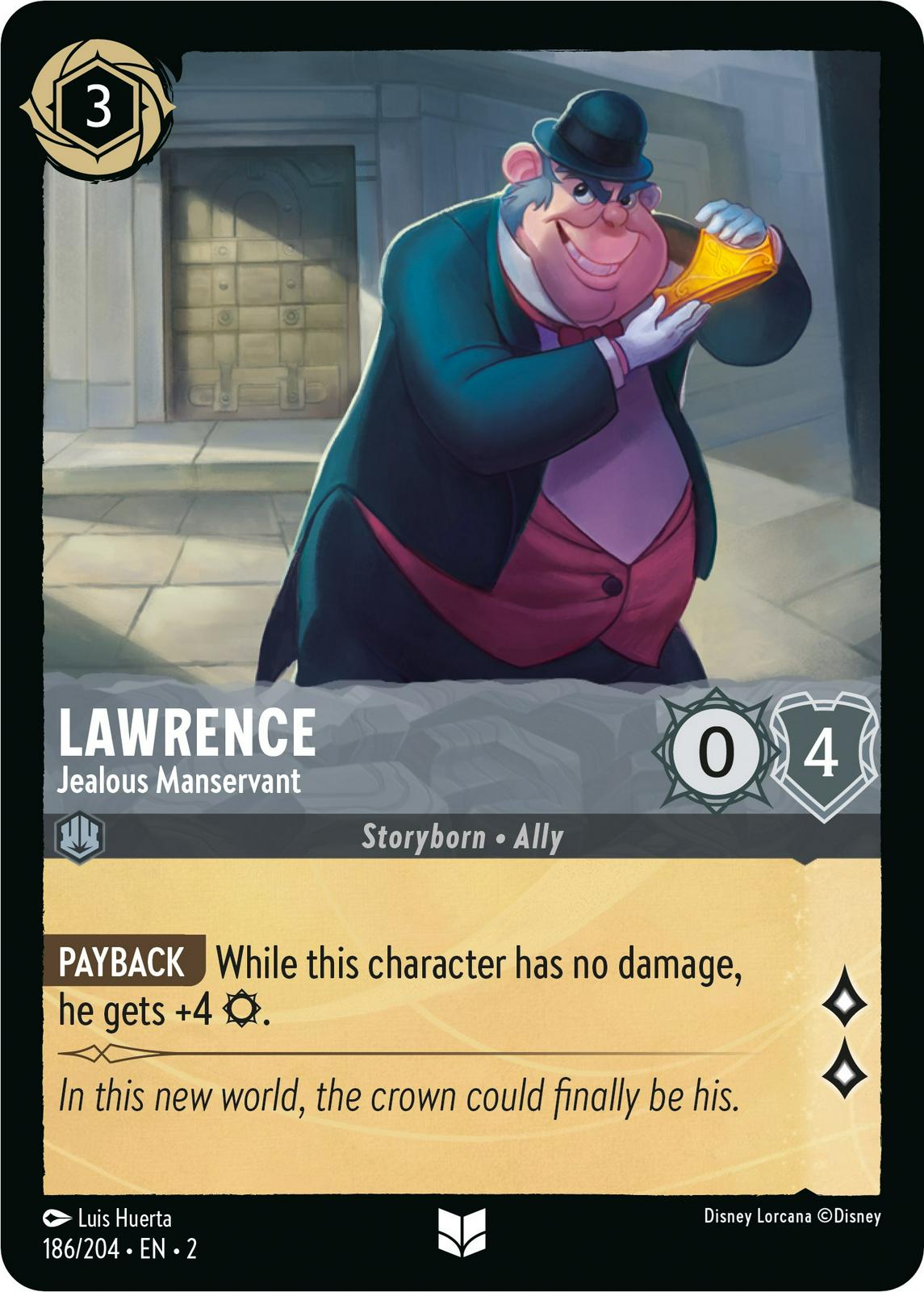 Image of Lawrence - Jealous Manservant