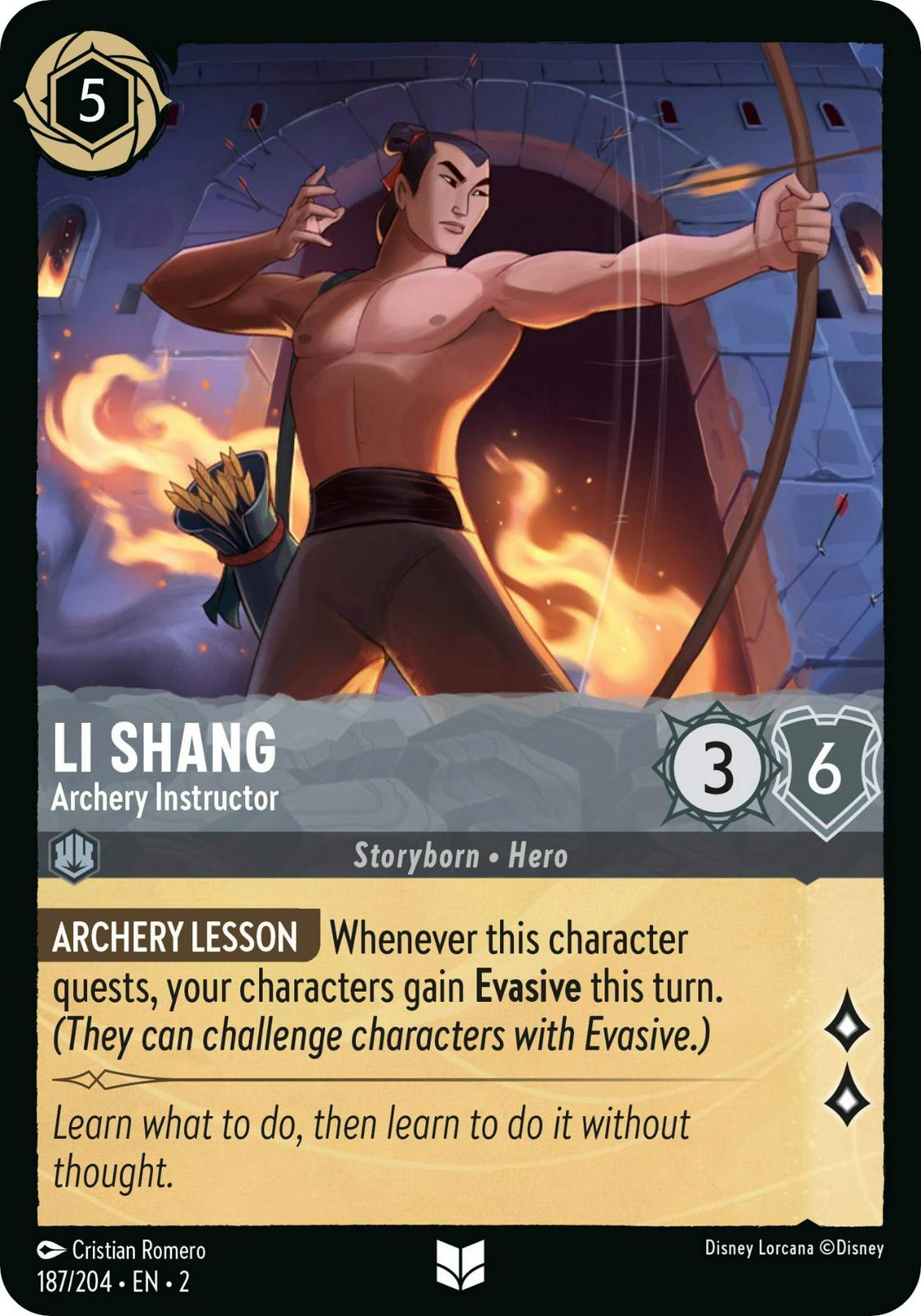 Image of Li Shang - Archery Instructor