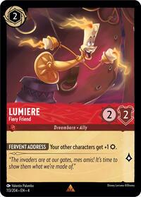 Image of Lumiere - Fiery Friend