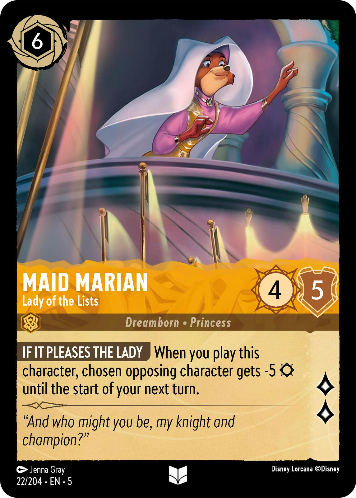 Image of Maid Marian - Lady of the Lists