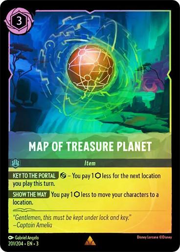 Image of Map of Treasure Planet