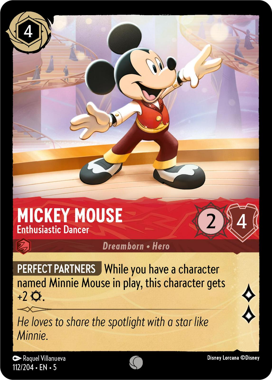Image of Mickey Mouse - Enthusiastic Dancer