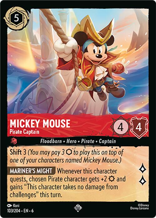 Image of Mickey Mouse - Pirate Captain