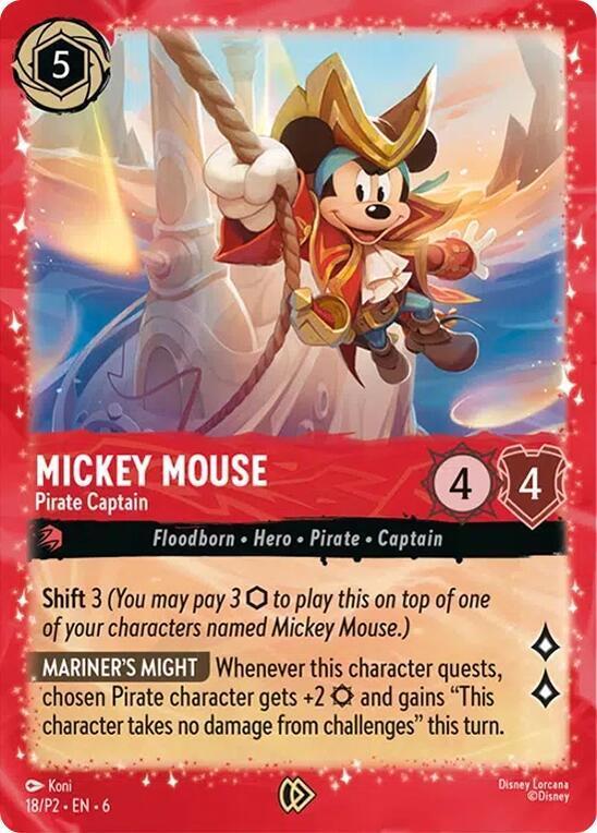 Image of Mickey Mouse - Pirate Captain