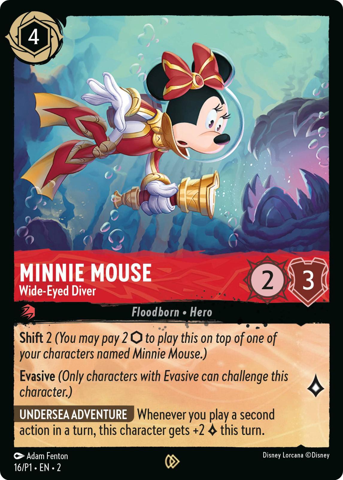 Image of Minnie Mouse - Wide-Eyed Diver