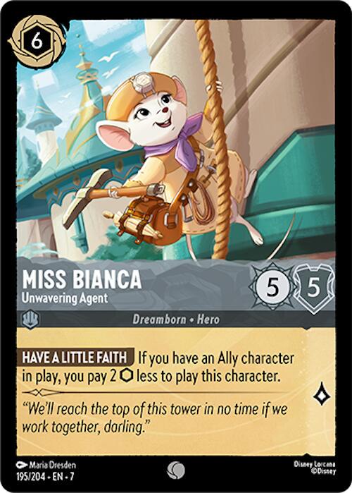 Image of Miss Bianca - Unwavering Agent