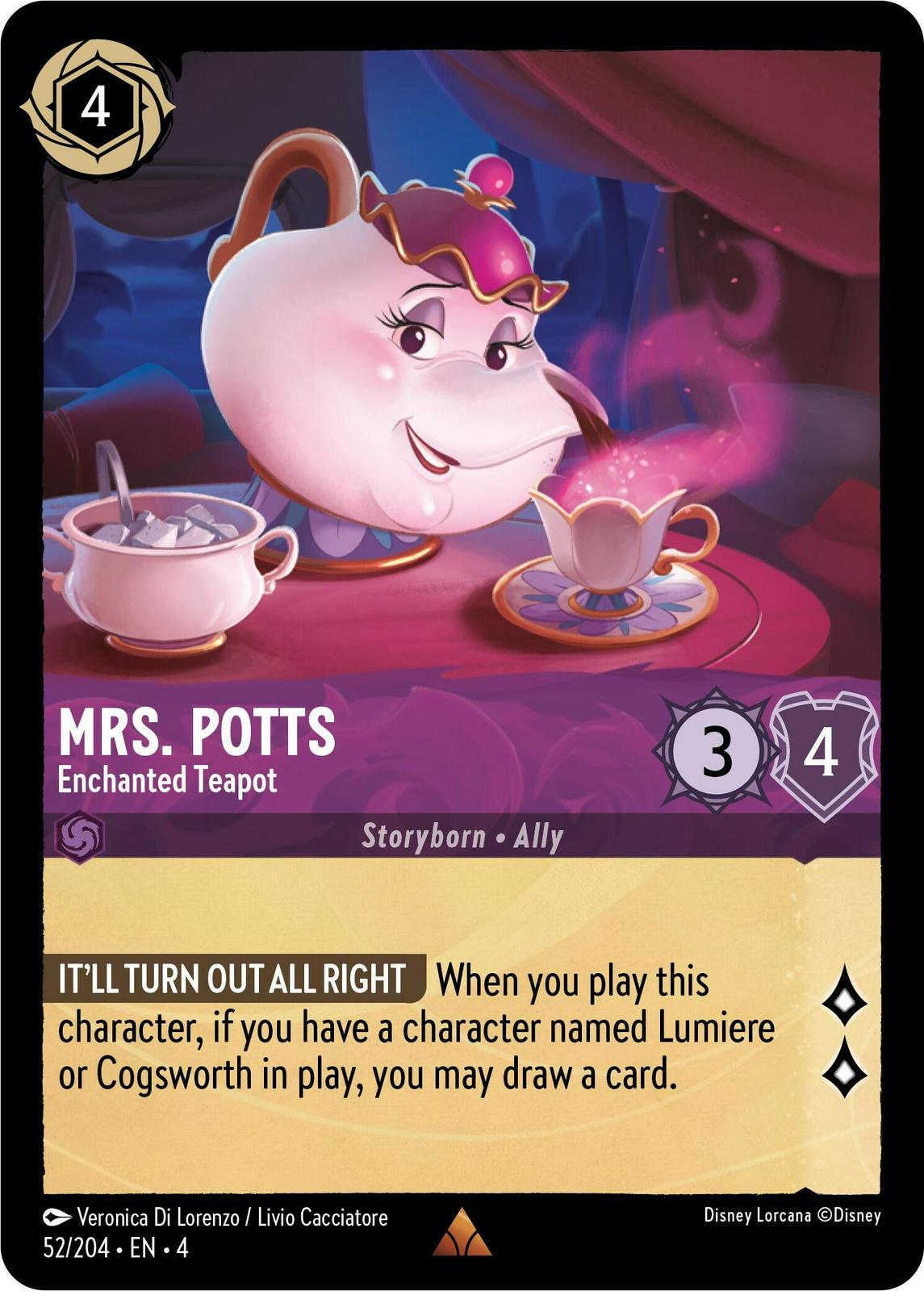 Image of Mrs. Potts - Enchanted Teapot