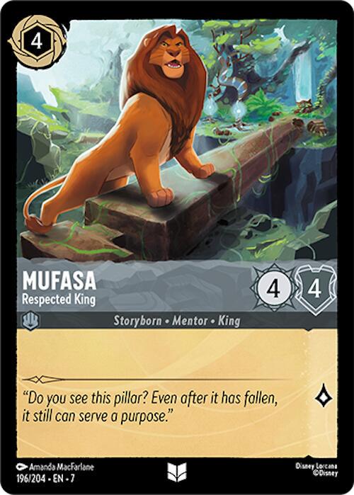 Image of Mufasa - Respected King