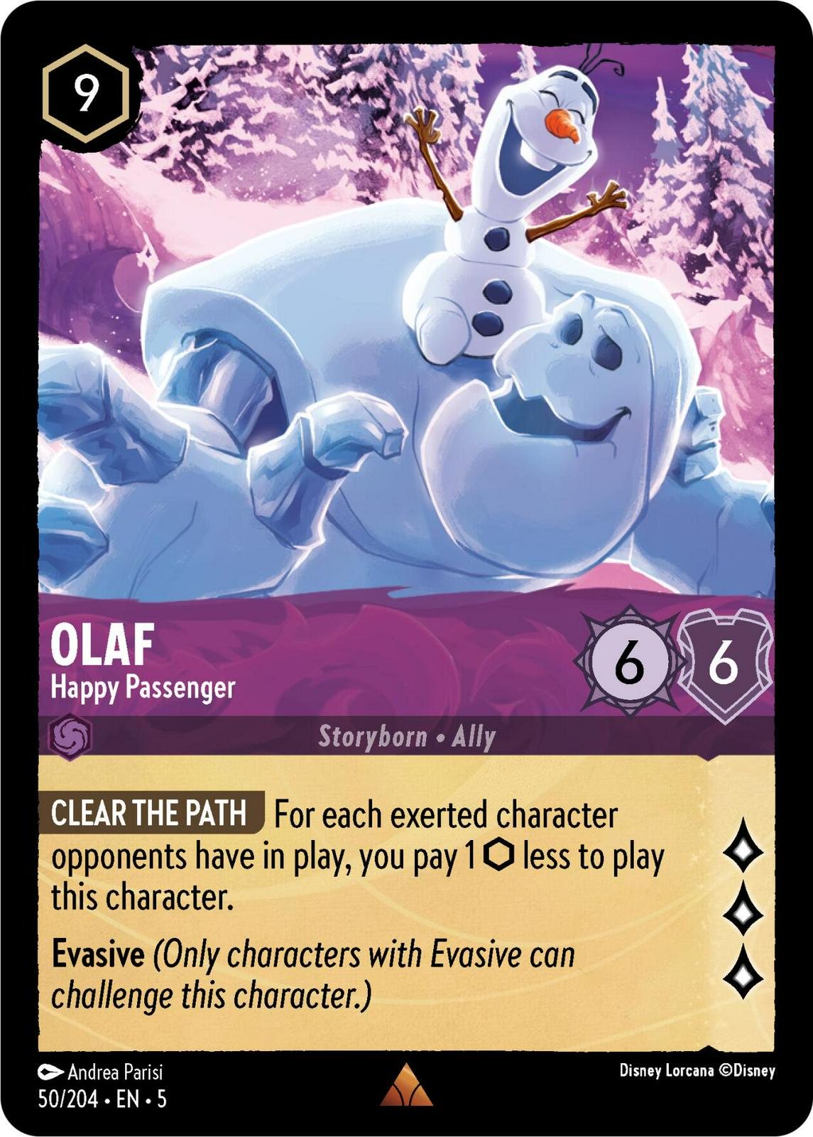 Image of Olaf - Happy Passenger