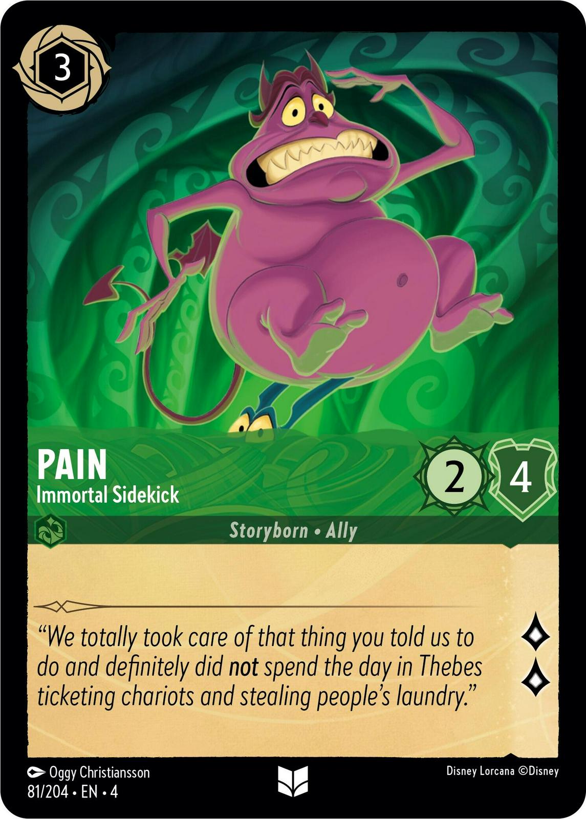 Image of Pain - Immortal Sidekick