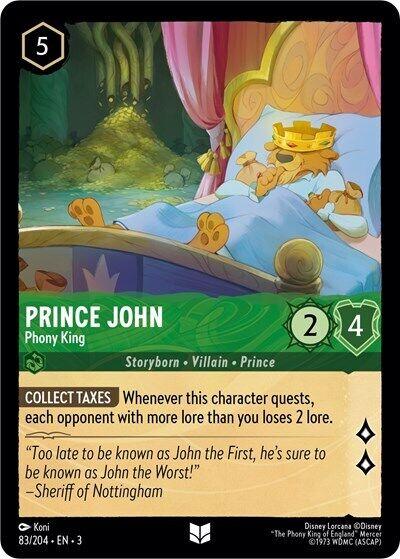 Image of Prince John - Phony King