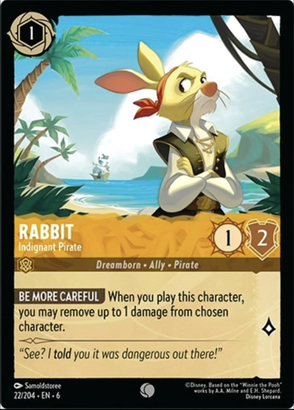 Image of Rabbit - Indignant Pirate