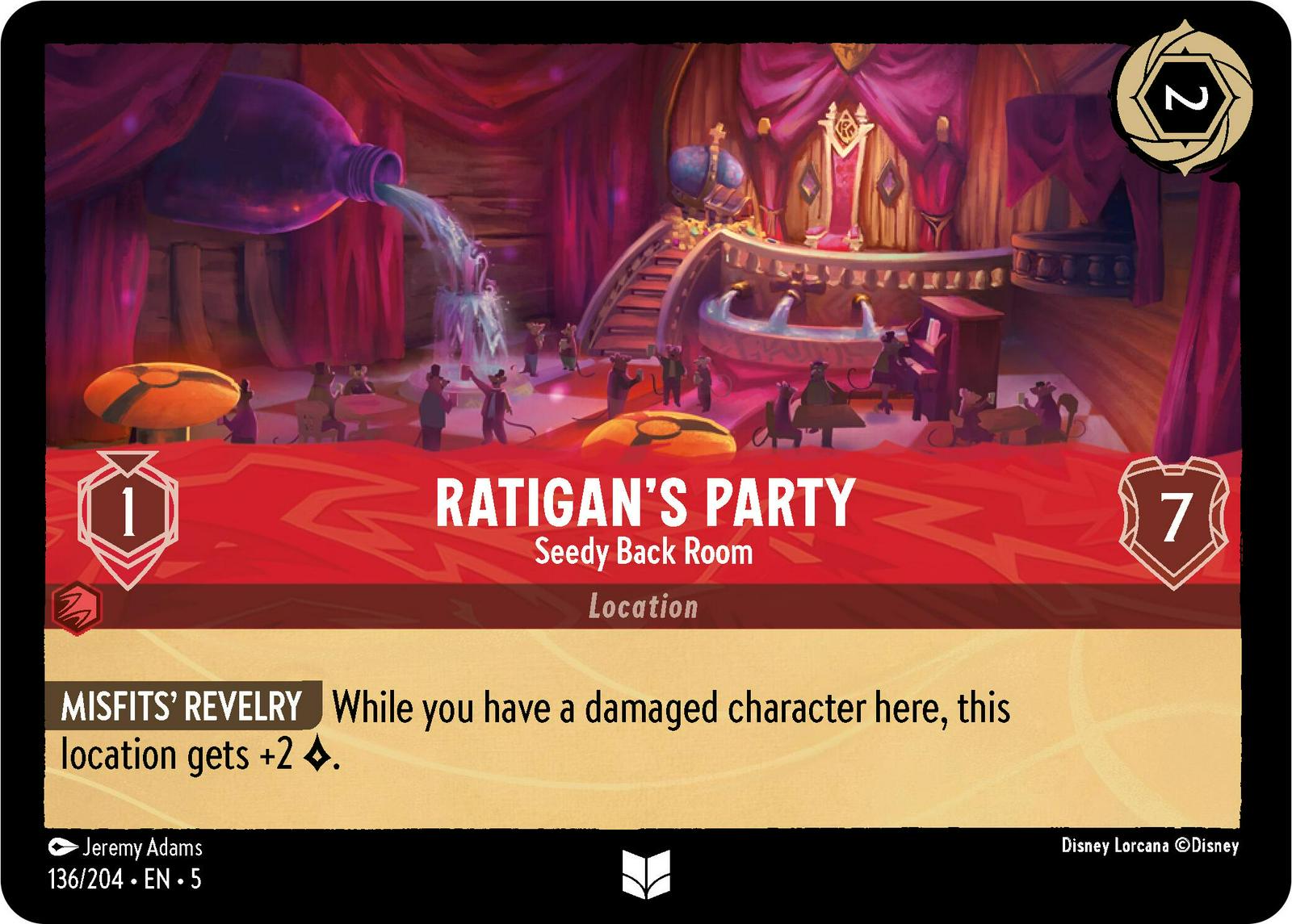 Image of Ratigan's Party - Seedy Back Room