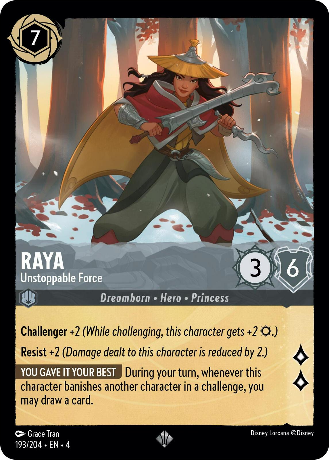 Image of Raya - Unstoppable Force