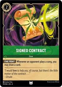 Image of Signed Contract