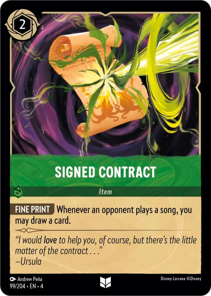 Image of Signed Contract