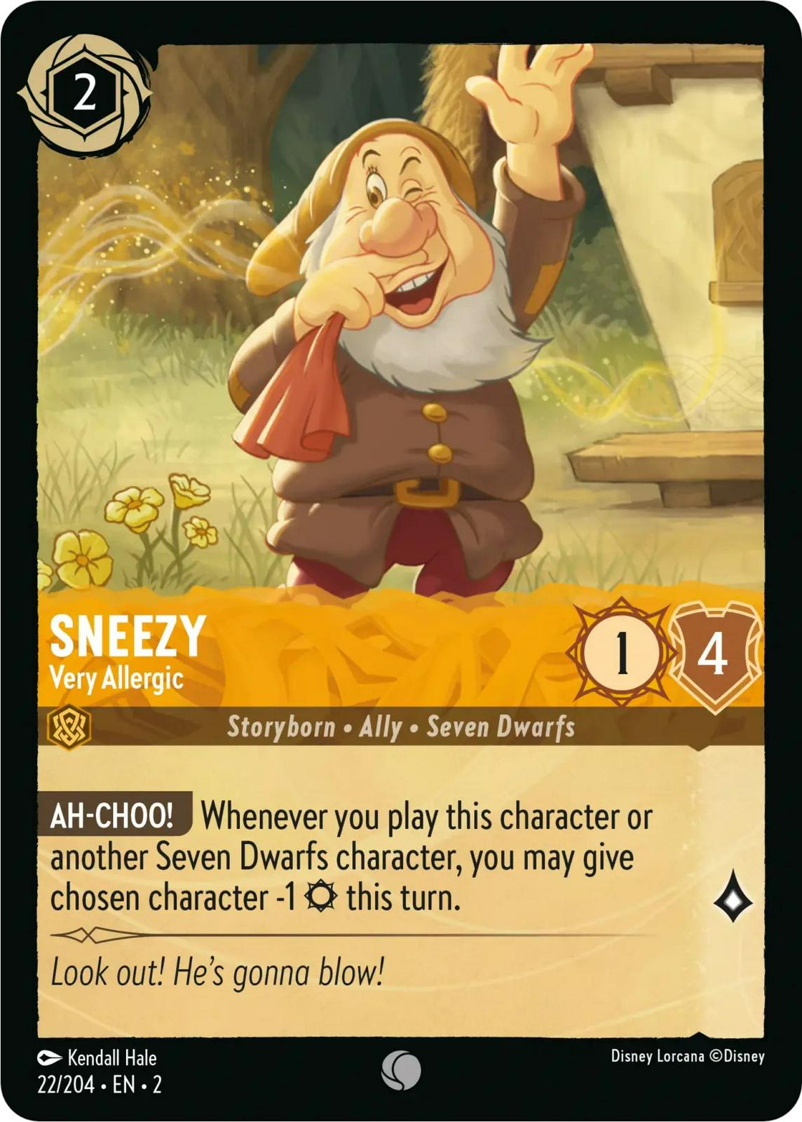 Image of Sneezy - Very Allergic
