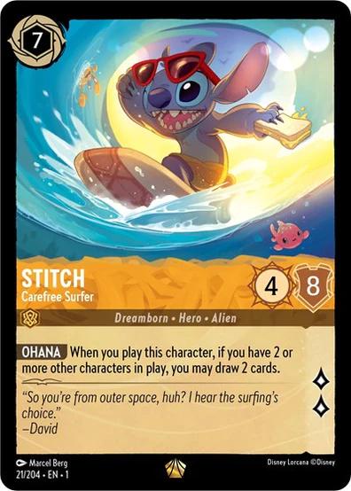 Image of Stitch - Carefree Surfer