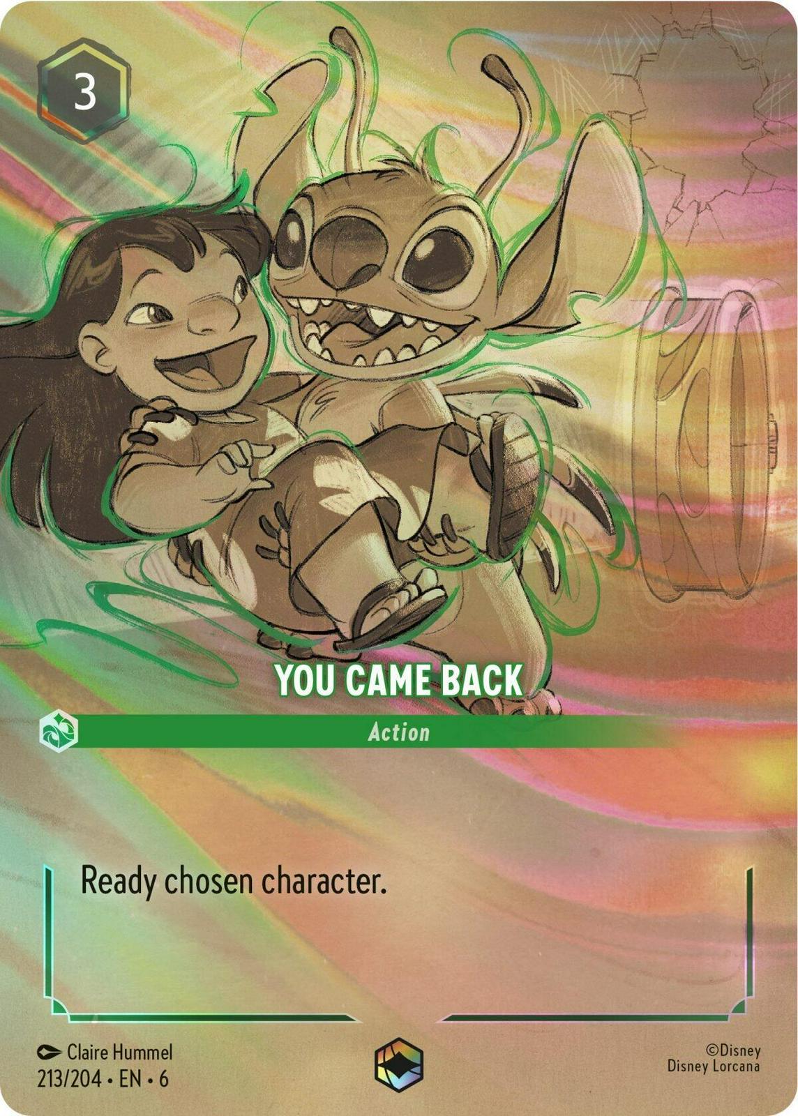 Image of You Came Back