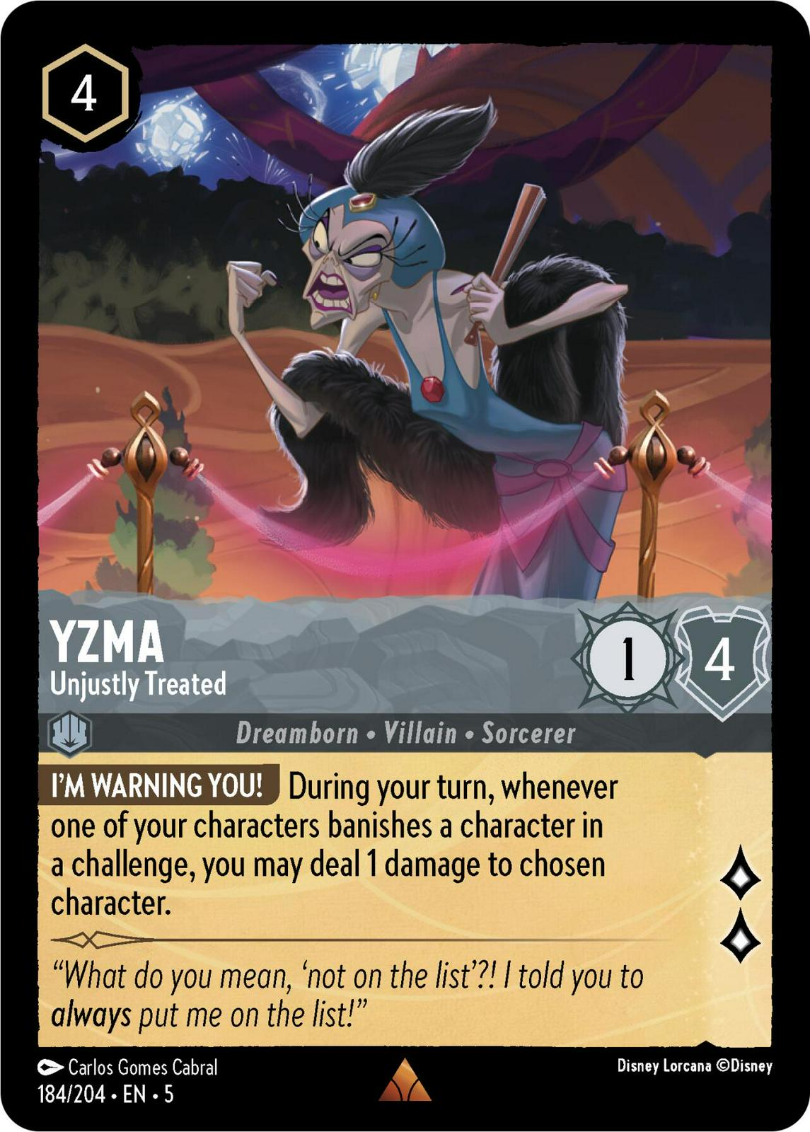 Image of Yzma - Unjustly Treated