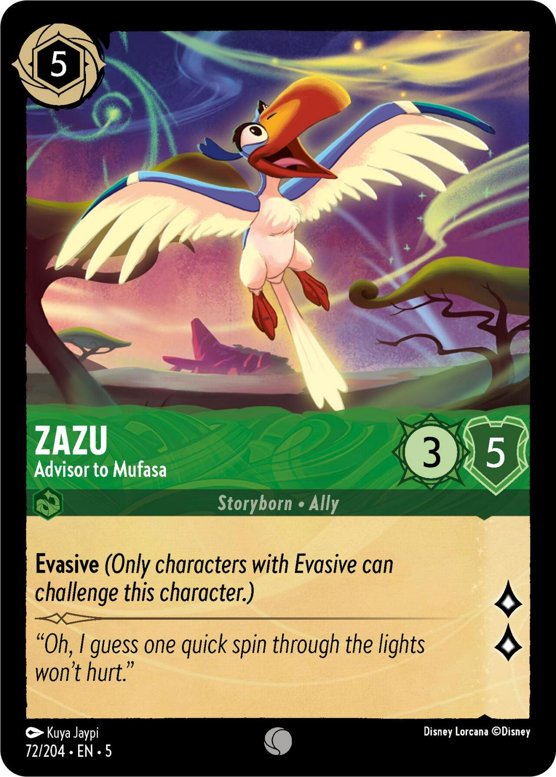 Image of Zazu - Advisor to Mufasa