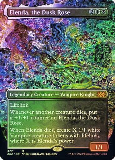 Elenda, The Dusk Rose [Borderless Foil] #