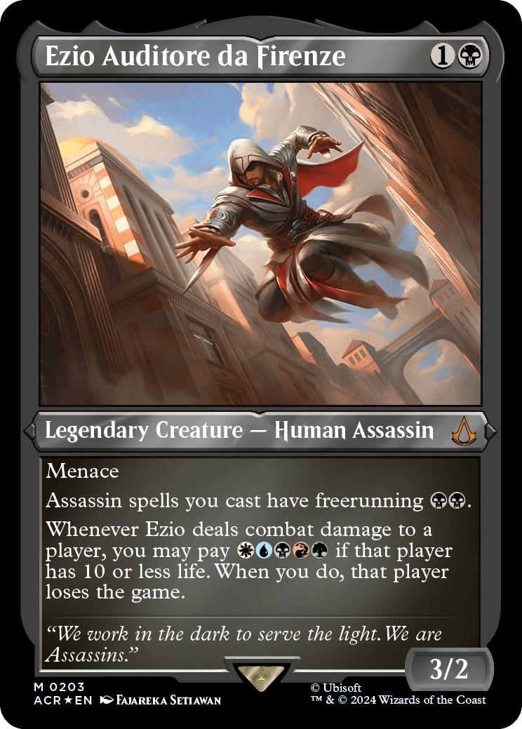 Image of Ezio Auditore da Firenze [Etched Foil] #
